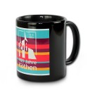 Kaffeebecher - 900 Jahre Köthen - 2015 - Keramik Tasse schwarz KOK41S