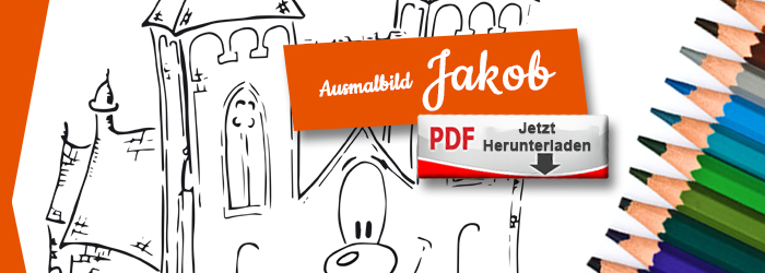 Jakob als Ausmalbild PDF herunterlanden