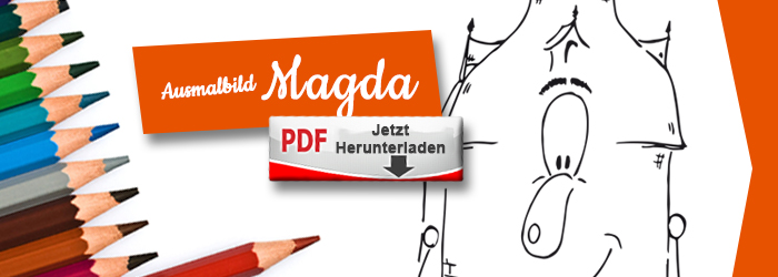 Magda als Ausmalbild PDF herunterlanden