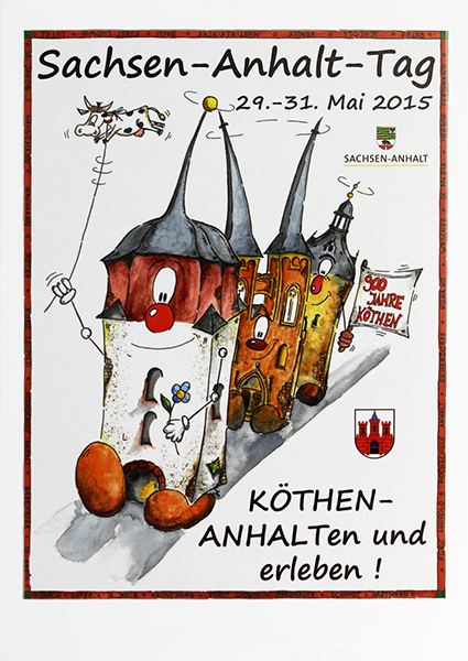 Plakat Sachsen-Anhalt-Tag 2015